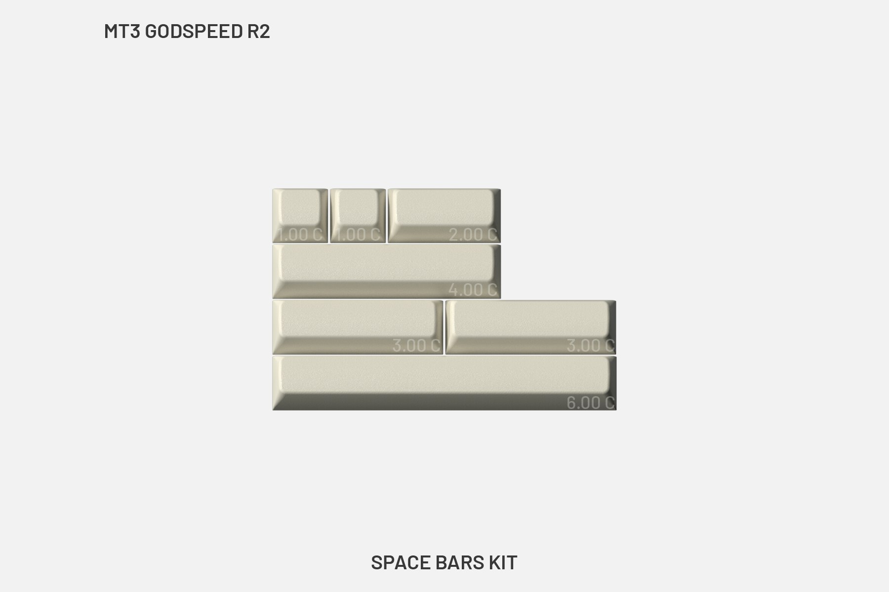 Drop + MiTo MT3 Godspeed R2 Keycap Set - Apollo Base Kit